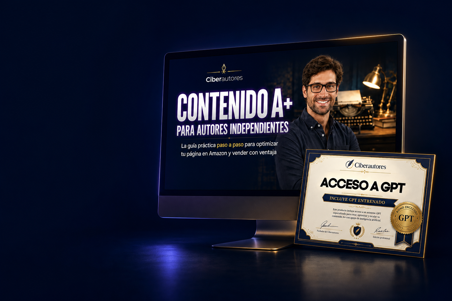 Contenido A+ para autores independientes con acceso a GPT entrenado