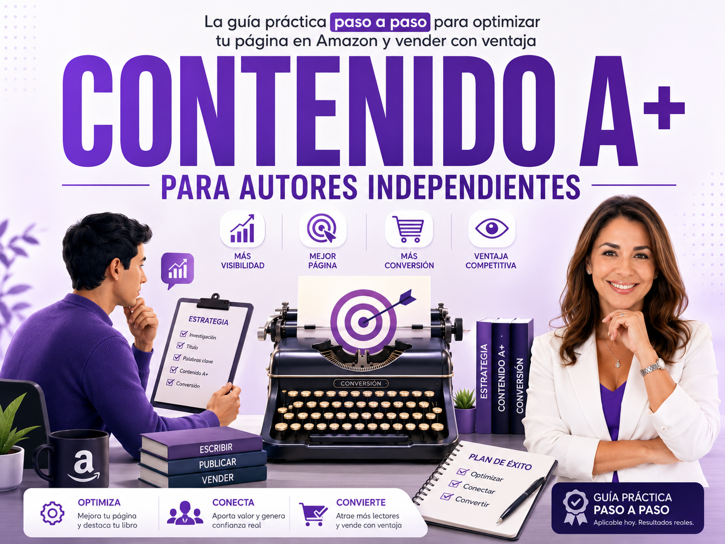 Portada de Contenido A+ para autores independientes