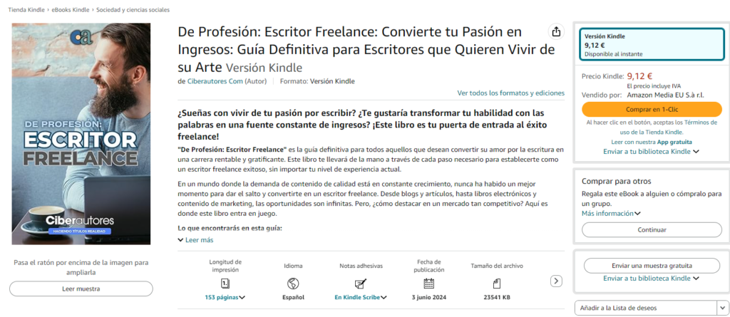 De Profesión: Escritor Freelance: