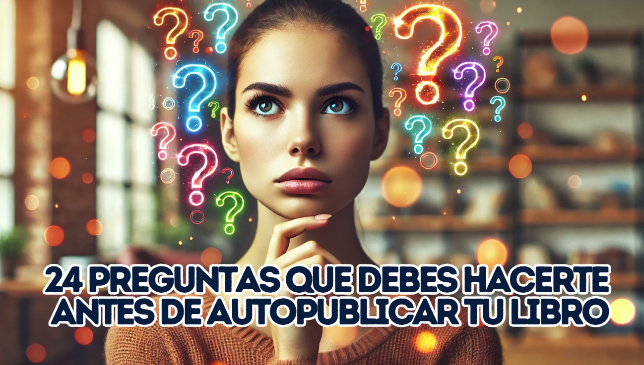 24 preguntas que debes hacerte antes de autopublicar tu libro