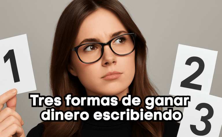 tres formas de ganar dinero escribiendo