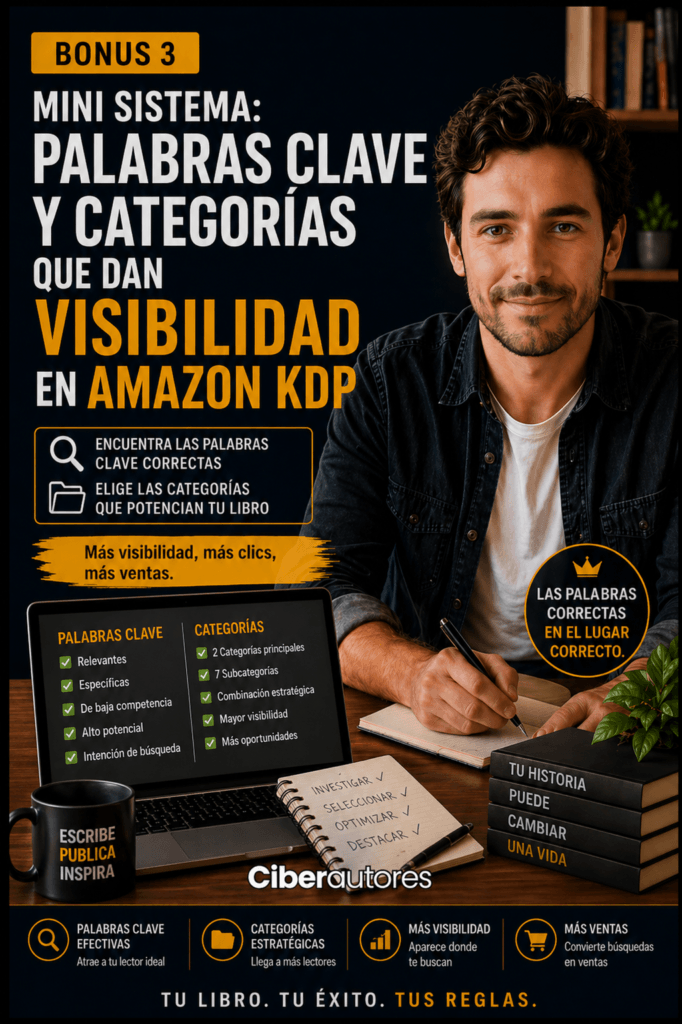 Bonus 3 -Amazon KDP paso a paso